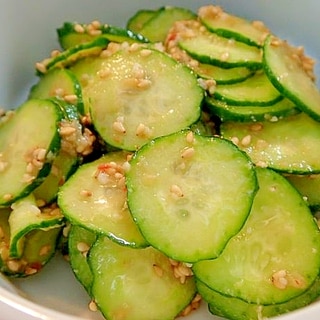 ピリ辛　❤胡瓜のかんずり塩麹あえ❤